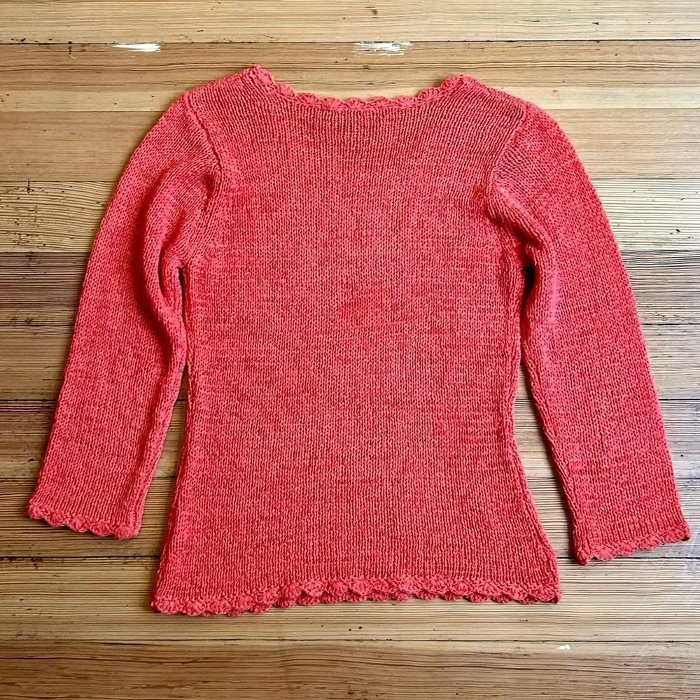 Peck & Peck collection knit sweater. Size S.